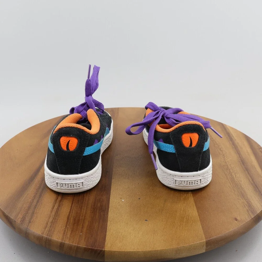 PUMA x Rugrats Jr Suede Black Caribbean Sea Sneakers 383063-01 Size 1 Kids